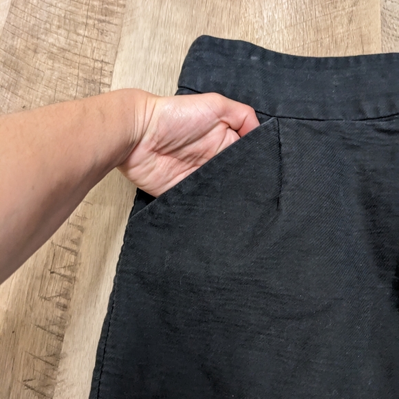 J Crew Black Cotton Pencil Skirt - Picture 3 of 10